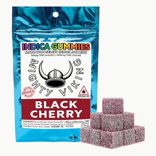 Mighty Viking - Mighty Viking 10mg INDICA Gummies - Black Cherry - 1