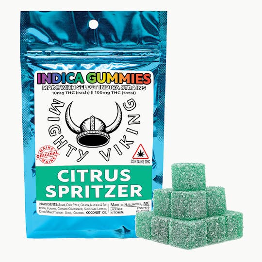 Mighty Viking - Mighty Viking 10mg INDICA Gummies - Citrus Spritzer - 1