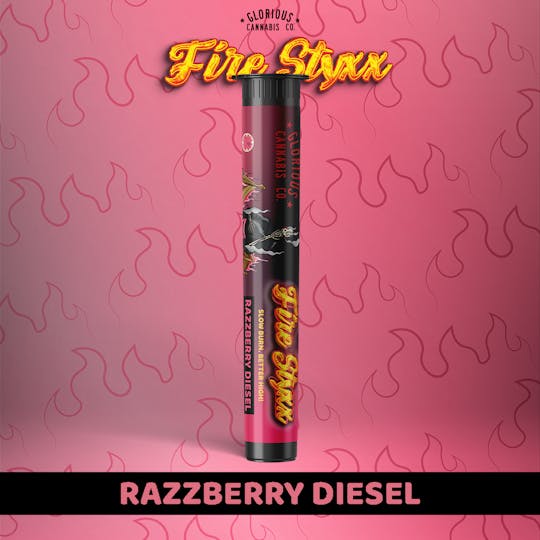 Glorious Cannabis Company - 1G Fire Styxx | Razzberry Diesel | Glorious Cannabis Co. - 1