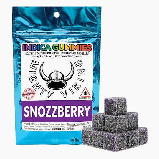Mighty Viking - Mighty Viking 10mg INDICA Gummies - Snozzberry - 1