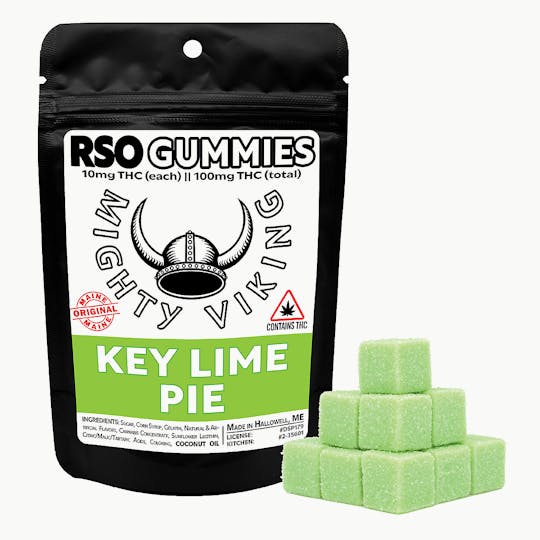Mighty Viking - Mighty Viking 10mg RSO Gummies - Key Lime Pie - 1