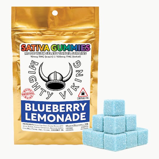 Mighty Viking - Mighty Viking 10mg SATIVA Gummies - Blueberry Lemonade - 1