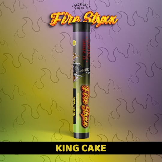 Glorious Cannabis Company - 1G Fire Styxx | King Cake | Glorious Cannabis Co. - 1