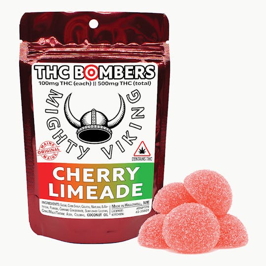 Mighty Viking - Mighty Viking 100mg THC Bombers - Cherry Limeade - 1