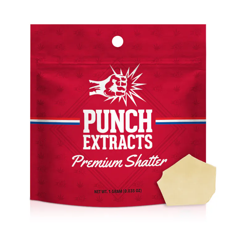 Punch Edibles OG Skittlez BHO Shatter (1g)
