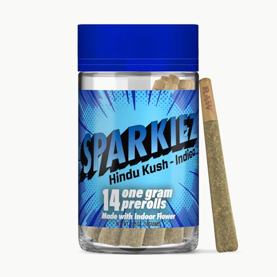 Sparkiez - 14 Gram Pre-Roll Pack - Hindu Kush - 1