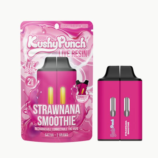 Kushy Punch - Kushy Punch 2G Live Resin Connects - Strawnana Smoothie - 1