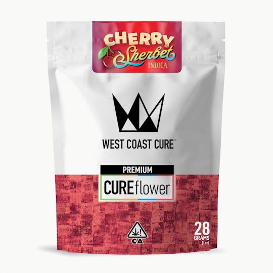 West Coast Cure - Cherry Sherbet - 28G Premium Flower - 1