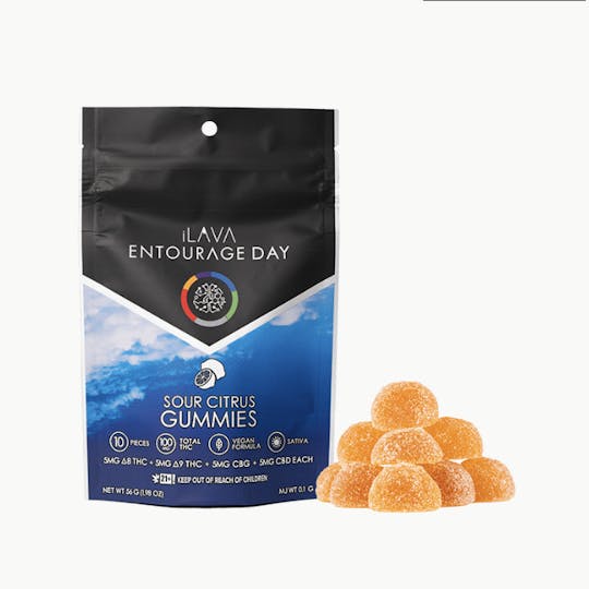iLAVA - Entourage Day Multi Cannabinoid Gummies - Sour Citrus - 1