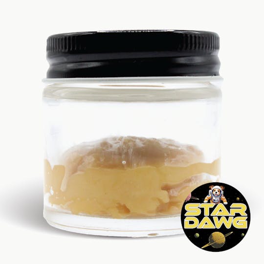Gas Station Cultivation - Star Dawg Cured Resin Badder 14g Baller Jar - 1