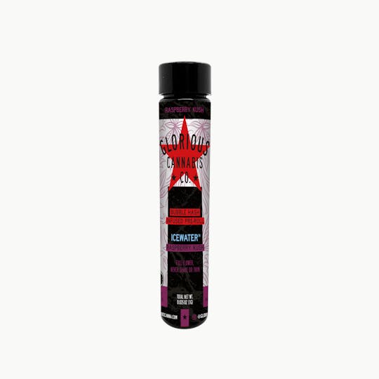 Glorious Cannabis Company - Raspberry Kush 1G | Bubble Hash Infused Pre-Roll | Glorious Cannabis Co. - 1