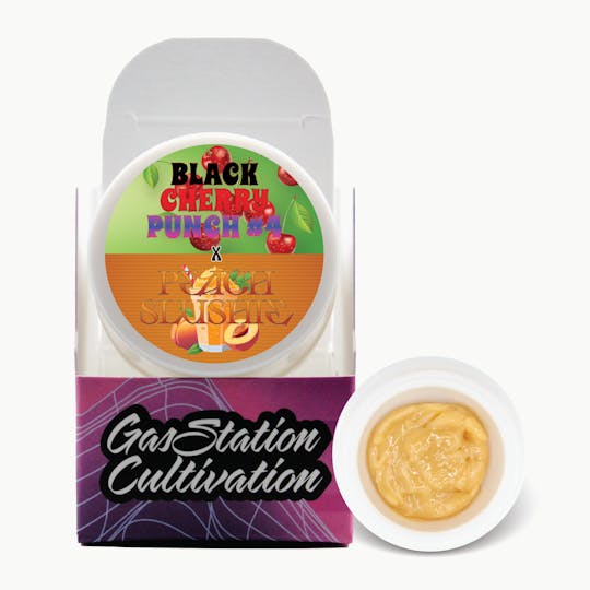 Gas Station Cultivation - Black Cherry Punch #4 x Peach Slushie Cured Resin Badder 3.5g - 1