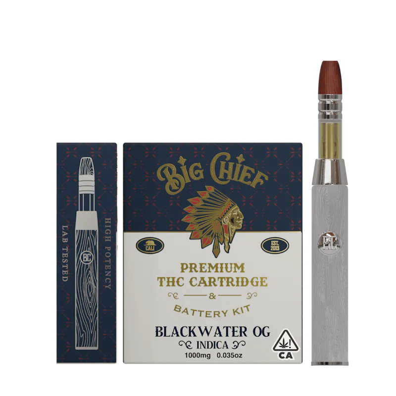 Big Chief Blackwater OG Cartridge & Battery 1g cartridge