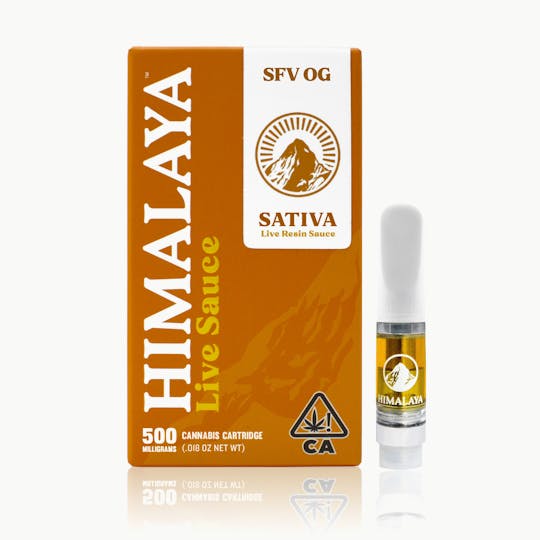 HIMALAYA - SFV OG (Live Sauce) Cartridge- 1G - 1