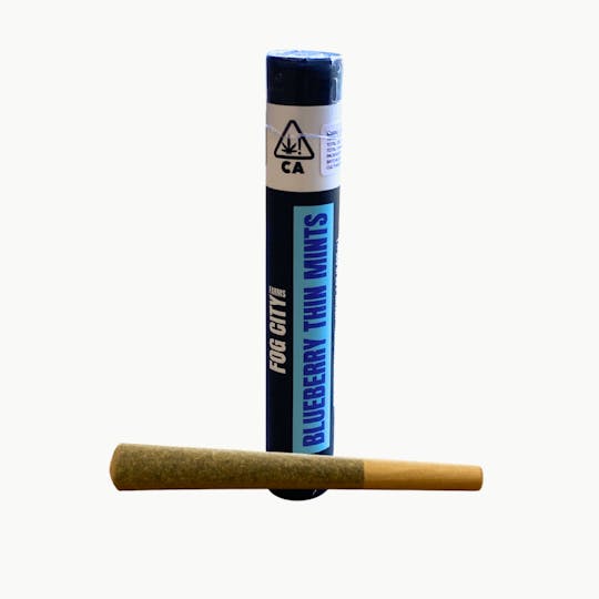 Fog City Farms - Blueberry Thin Mint Single 1g Preroll - 1