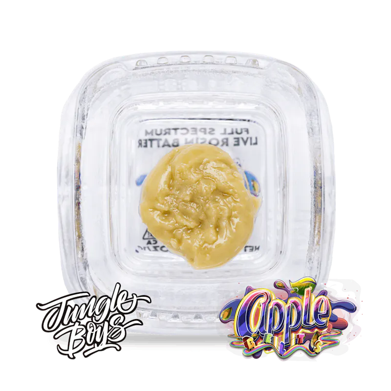 Jungle Boys Apple Belts - 1g Full Spectrum Live Rosin Batter