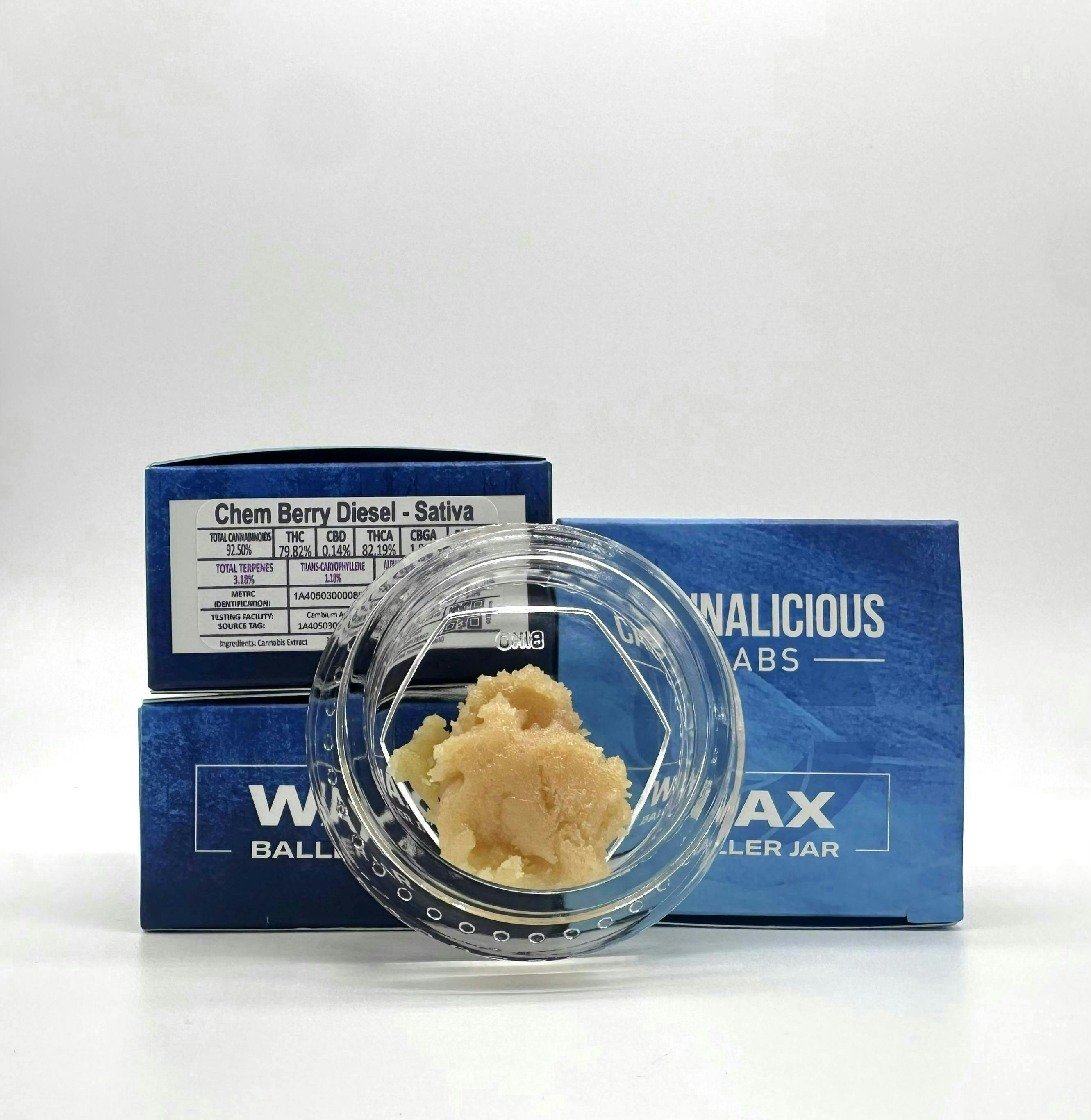 Cannalicious Labs - Cannalicious Labs | Chem Berry Diesel | Wax Concentrate - 1
