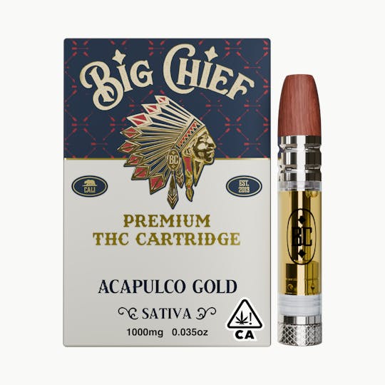 Big Chief - ACAPULCO GOLD - 1G THC Cartridge - 1