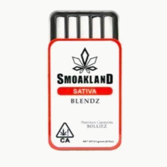 Smoakland - Blendz Pre-Roll Tin - White Buffalo (S) 5pk - 3.5g - 1
