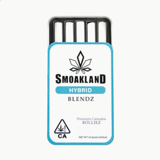 Smoakland - Blendz Pre-Roll Tin - Black Cherry Gelato (H) 5pk - 3.5g - 1