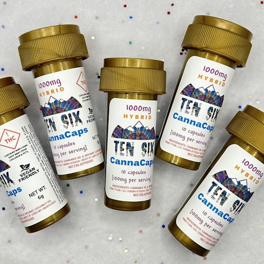 Ten Six Labs - CannaCaps | 1000mg | Hybrid - 1