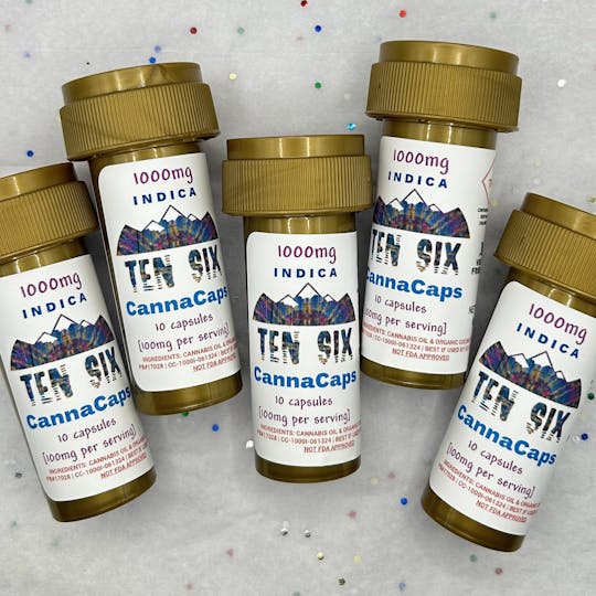 Ten Six Labs - CannaCaps | 1000mg | Indica - 1
