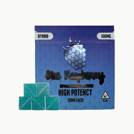 Más - 100mg Hybrid Blue Raspberry - High Dose Gummies (20mg each) - 1