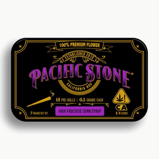 Pacific Stone - High Fructose Corn Syrup Indica Pre-Rolls 14pk (7g) - 1