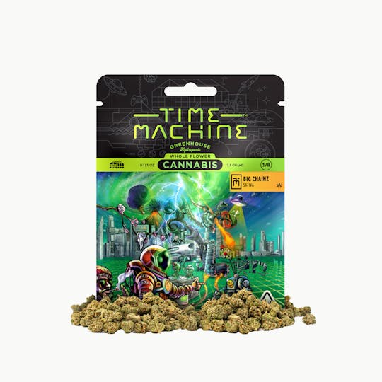 Time Machine - Big Chainz Sativa (3.5g) - 1