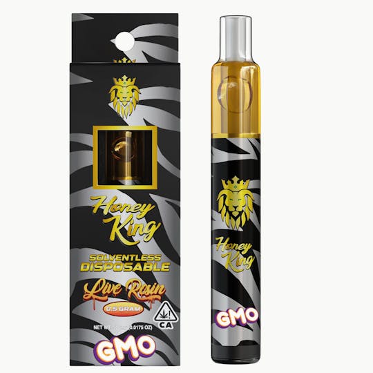 Honey King - Honey King 0.5G Live Rosin Disposable - GMO - 1