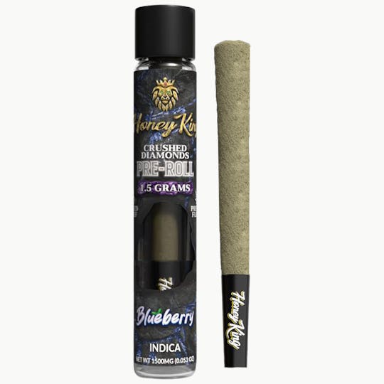 Honey King - Honey King 1.5G Liquid Diamond Infused Pre-Roll - BLUEBERRY - 1