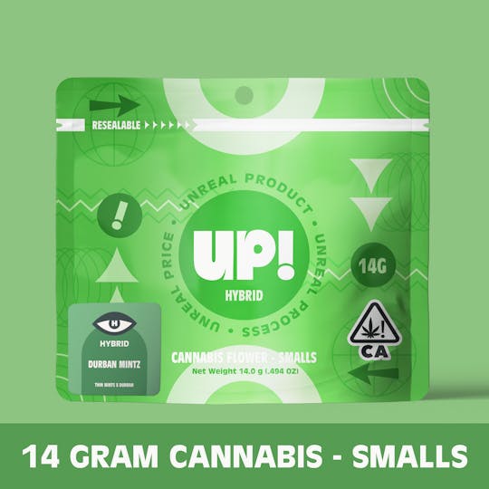 UP! - Durban Mintz (Hybrid) Cannabis Smalls 14g - 1
