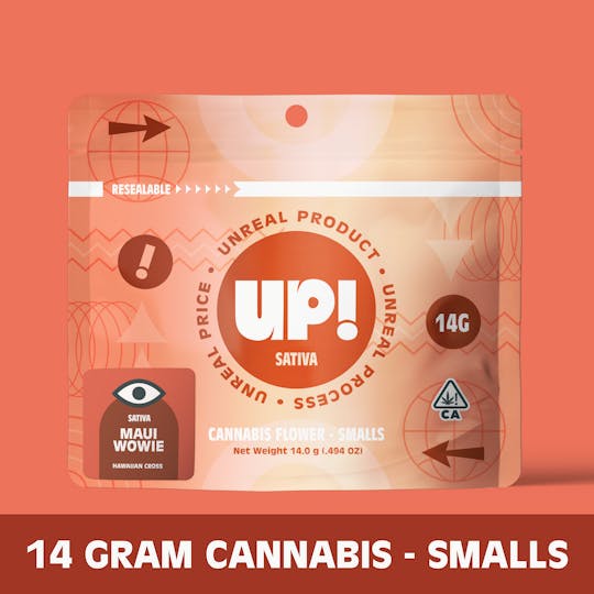 UP! - Maui Wowie (Sativa) Cannabis Smalls 14g - 1