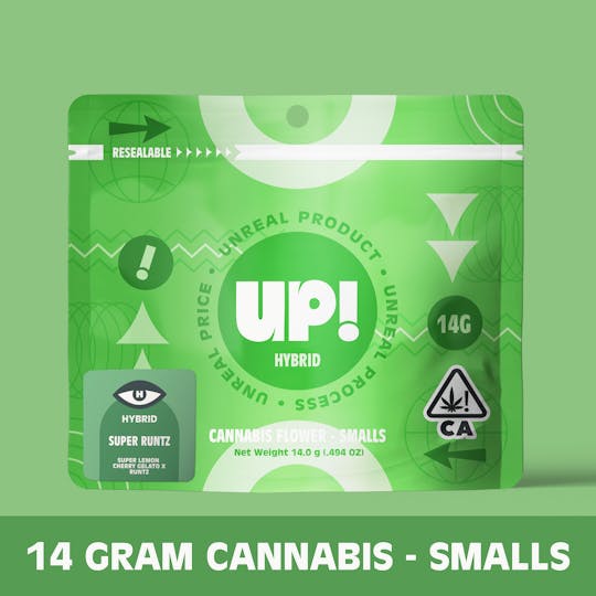 UP! - Super Runtz (Hybrid) Cannabis Smalls 14g - 1