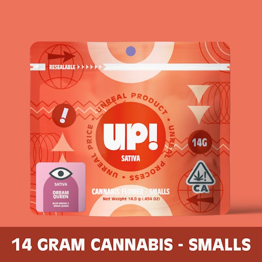 UP! - Dream Queen (Sativa) Cannabis Smalls 14g - 1