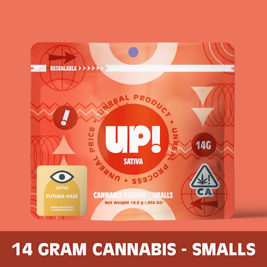 UP! - Futura Haze (Sativa) Cannabis Smalls 14g - 1