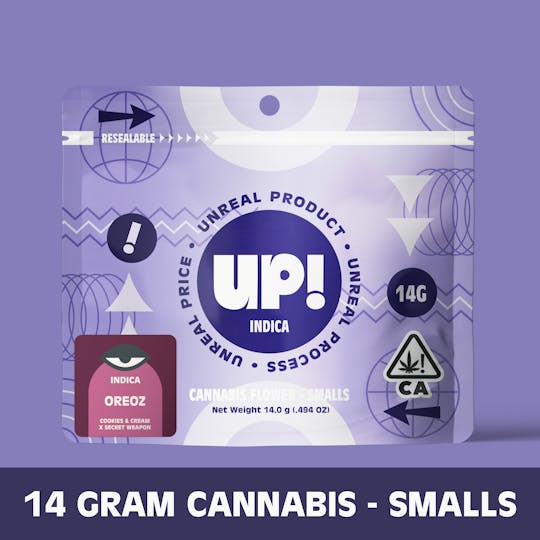 UP! - Oreoz (Indica) Cannabis Smalls 14g - 1