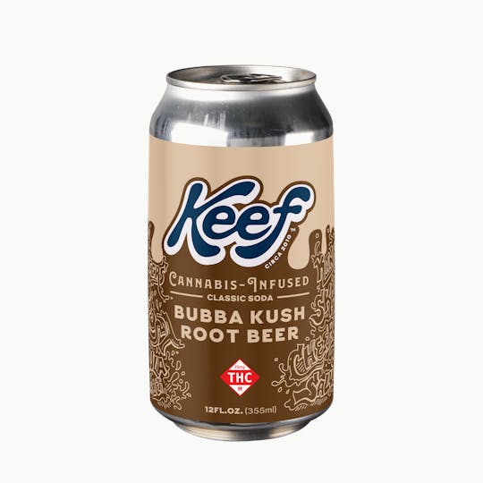 Keef Brands - Keef Classic Soda Bubba Kush Root Beer - 25mg - 1