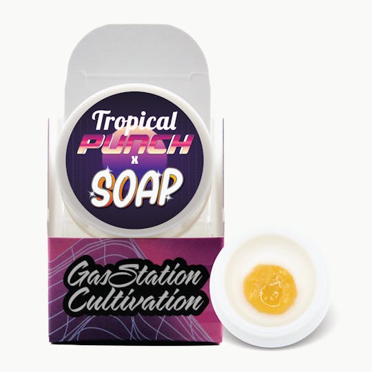 Gas Station Cultivation - Tropical Punch x Soap Live Resin Badder 1g - 1