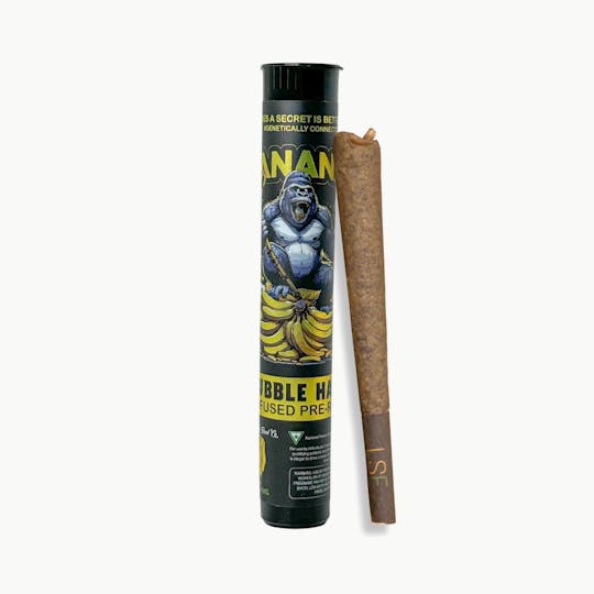 LightSky Farms - Bananza #19 Bubble Hash Infused Preroll 1g - 1