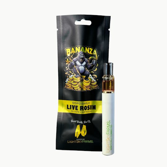 LightSky Farms - Bananza #19 Live Rosin Disposable | 0.5g - 1