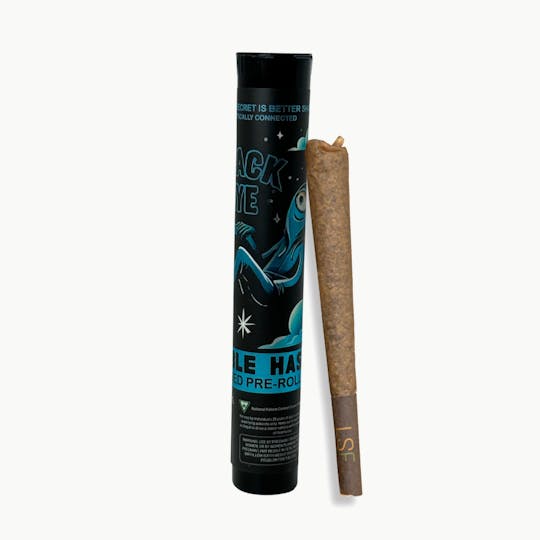 LightSky Farms - Black Eye #21 Bubble Hash Infused Preroll 1g - 1