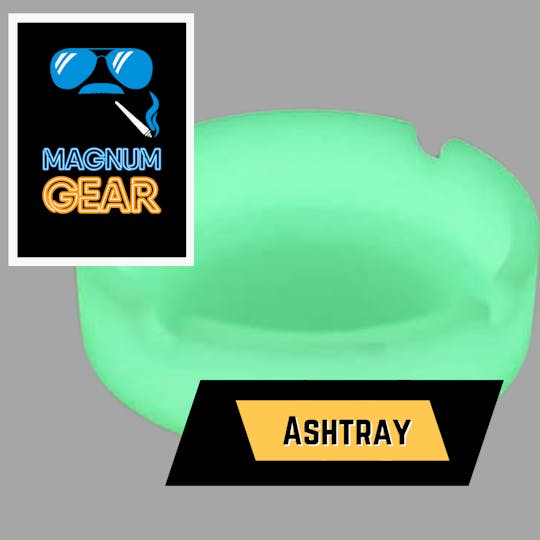 Magnum Weed - Glow-in-the-Dark Silicone Ashtray - 1