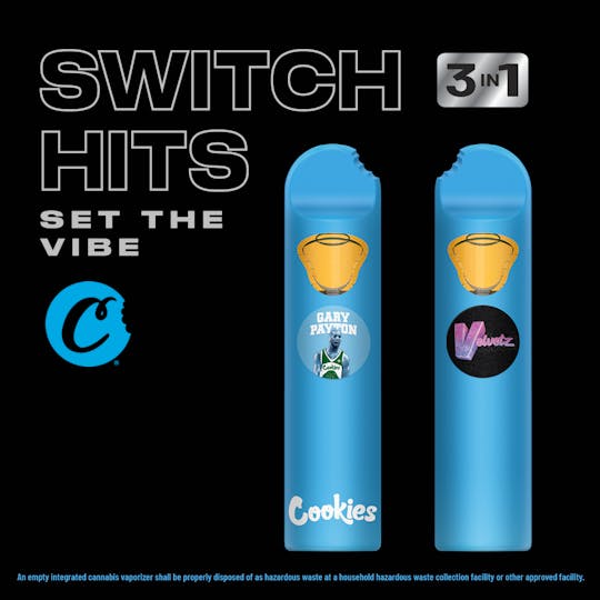 Cookies - Cookies - 1G 3in1 Cannabis Terp Dual Chamber Vape - Gary Payton / Velvetz - 1