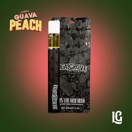 Localgrove - Local Grove Live Hash Rosin Disposable | Guava Peach | 0.5G - 1