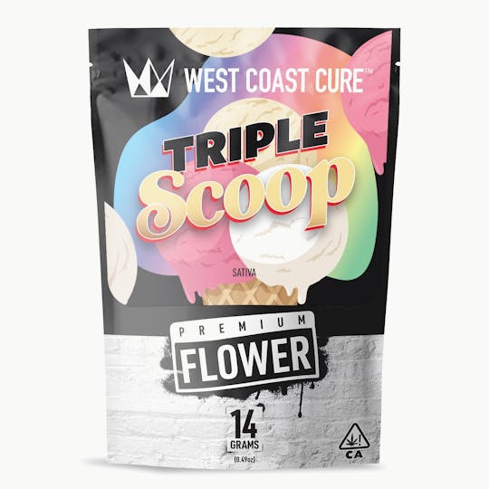 West Coast Cure - Triple Scoop - 14G Premium Flower - 1