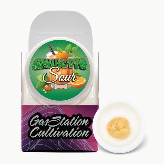 Gas Station Cultivation - Amaretto Sour Cured Resin Badder 1g - 1