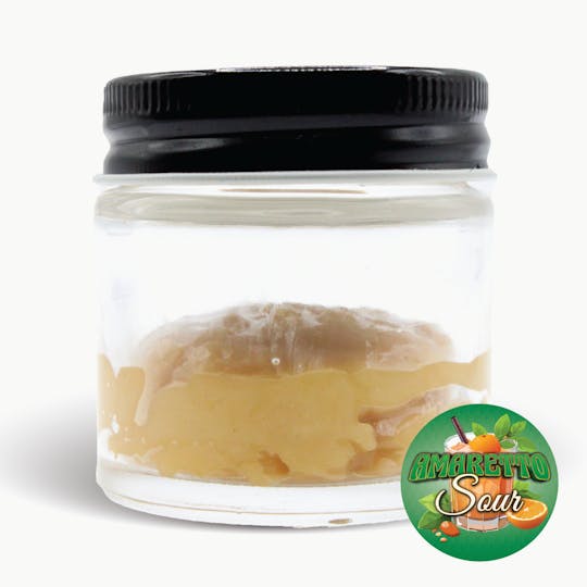 Gas Station Cultivation - Amaretto Sour Cured Resin Badder 14g Baller Jar - 1