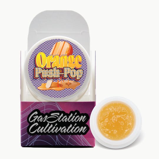 Gas Station Cultivation - Orange Push Pop Cured Resin Sugar & Sauce 3.5g - 1