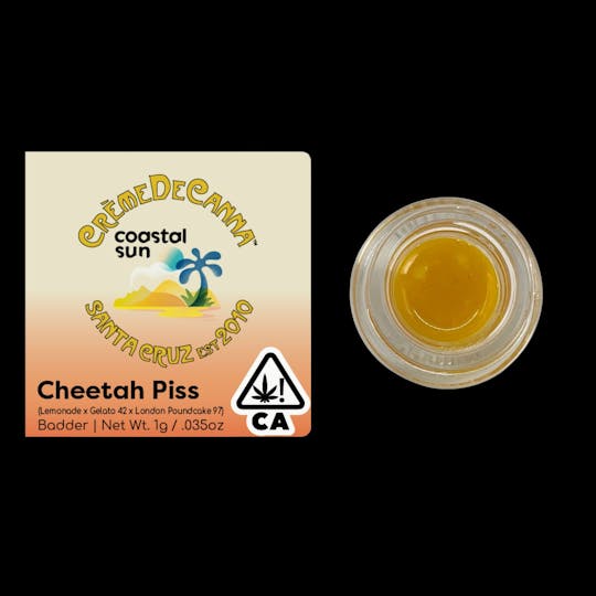 Crème De Canna - Creme De Canna - Coastal Sun - Badder - Cheetah Piss - 1g - ( H ) - 1
